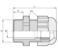 LAPP SKINTOP® SOLAR M16 53113310 M16 Polycarbonate noir (RAL 9005) 100 pc(s)