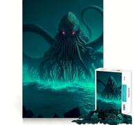 l'appel de Cthulhu Puzzle de 1000 pièces pour Adolescents Stimule la mémoire, se détend, Bords précis, Cadeau Exceptionnel 38x26cm