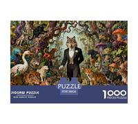 l'appel de la Nature avec des Loups polis Puzzle en Bois Imperméable DIY Puzzles De 1000 Pièces pour Adultes Cadeaux Défi Et Casse-tête Jeux De Stimulants