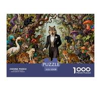 l'appel de la Nature avec des Loups polis Puzzle en Bois Imperméable Puzzles De 1000 Pièces pour Adultes Cadeaux Impossible Jeux Éducatifs