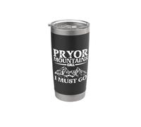 L'appel des montagnes - Pryor Mountains Gobelet isotherme en acier inoxydable double paroi