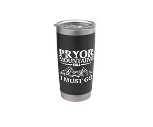L'appel des montagnes - Pryor Mountains Gobelet isotherme en acier inoxydable double paroi