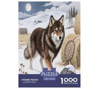 Lapphund finlandais Puzzle 1000 Pièces Jouets Série Pleine De Couleurs Pets Mignons Décoration D'intérieur Amusement pour Adultes Et Enfants À Partir De 12 Ans 70x50cm/1000pcs