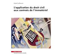 L'application du droit civil aux contrats de l'immatériel