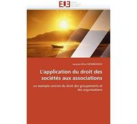 L''application Du Droit Des Sociétés Aux Associations
