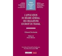 L'application du régime général des obligations en droit du travail (91)
