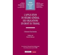 L?Application Du Régime Général Des Obligations En Droit Du Travail