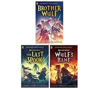 L'apprenti de l'épouvanteur : Frère Wulf par Joseph Delaney Ensemble de collection de 3 livres (Frère Wulf, Frère Wulf : Le dernier fantôme et Frère Wulf : Le Fléau de Wulf)