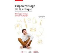 L'Apprentissage de la critique Laurence Viennot (Auteur), Nicolas Décamp (Auteur)