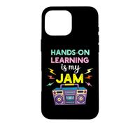 L'apprentissage Pratique est ma Jam rétro des années 80 pour Les Enseignants et Les étudiants Coque pour iPhone 16 Pro Max