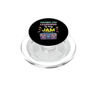 L'apprentissage Pratique est ma Jam rétro des années 80 pour Les Enseignants et Les étudiants PopSockets PopGrip pour MagSafe