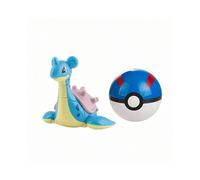 (Lapras)18styles riginal Pokemon Elf Ball Toys Pocket Monsters Figures Model Pikachu Gengar Elf Ball Dragonite Snorlax Lapras Kids Toys