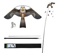 Laptony Effaroucheur d'oiseaux Cerf-Volant Protecteur Cultures Mât 4 m