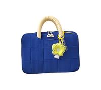 Laptop Bag - Polyester Flower Pendant Tight Fit Carrier With Pocket