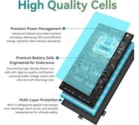 Laptop Battery Replacement for Dell XPS 13 9365 2-IN-1 2017 P71G P71G001 XPS 13-9365-D1605TS XPS 13-9365-D1805TS 13-9365-D2805TS 13-9365-D2805TS 13-9366 5-d36 05TS 13-9365-D3805TS