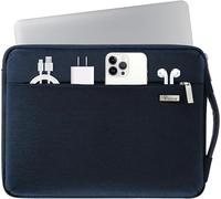 Laptop Case 14 Inches (33 x 23.5 x 2.5 cm) 360° Protection PC Cover with Handle for Macbook Pro 14 Chromebook 14 HP 14 Inspiron 14 Zenbook 14 Zenbook 14, Blue