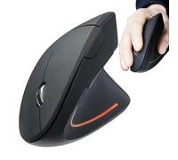 Laptop Control Device, Cordless Vertical Receiver, Rechargeable Input Device with 4.84x2.95x2.44 inches, Ergonomic Computer Mise for Business Work, Study, Travel, Daily Home Use, Black