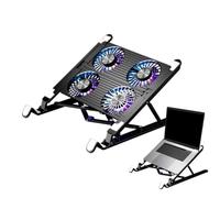 Laptop Cooler Height Adjustable Slim Portable Powerful Foldable
