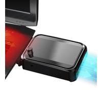Laptop Cooling Fan, Air Extractor Device, Low Noise CPU Cooler, 6.65x1.73x3.11 inches, Boosts Heat Dissipation and Performance, Compact Design for Work Rendering in Coffee