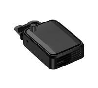 Laptop Cooling, Game Laptop Fan, Side-Suction CPU Radiator with Wind Control & Quiet Operatiion, Ideal for Hot Weather, Outdoor Use, Gamiing, Or Conference Calls, Black