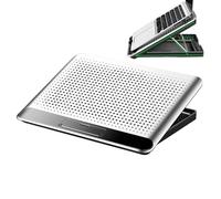 Laptop Cooling Stand - Adjustable Riser, Portable Holder for Office, Aluminum Alloy Frame with Quiet Ventilation, Computer Gear, Compact Support for Phone and Book Support