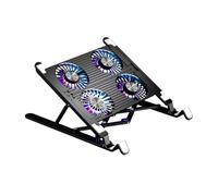 Laptop Cooling Stand, Height Adjustable Slim, Portable Powerful Foldable | Notebook Cooler Stable Avoid Overheating Protect Your Laptop for Home Office Travel Business Desk Setup Foldable, Portable