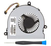 Laptop CPU Cooling Fan 4 Pin 4 Wire Replacement for HP 250 G4 255 G4 Notebook 15-AC Series DC28000GAR0 XRF-813956-002 Incl(+) Screwdriver