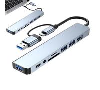 Laptop Docking Station Usb C Hub, Laptop Hub Multifunctional Docking StUSB C Dock Laptop Hub | Ordinateur USB C Hub Stable Multifunctional USB C Dock Solution For Cameras Card Readers Keyboards