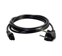 Laptop Power Cord - Câble d'alimentation - IEC 60320 C5 pour power CEE 7/7 (M) - CA 250 V - 2 m - moulé - noir - Europe