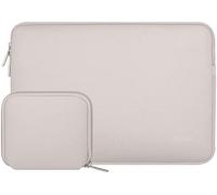 Laptop Sleeve 13-13.3 Inch Compatible with MacBook Air/Pro 13/Pro 14, HP, Dell, ASUS, Lenovo, Laptop Sleeve Neoprene Bag with Small Pocket, Rock Grey Gris