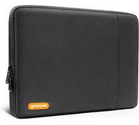 Laptop Sleeve 13-13.3 Inch Compatible with MacBook Air/Pro and MacBook Pro 14 (M3 M2 M1 Pro Max, 2024-2021), Polyester Vertical Sleeve - Black Noir