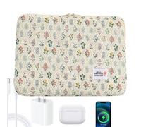 Laptop Sleeve Case, 14 inch Laptop Sleeve Carry Bag Cute 13.78x10.24x1.18 inches, Organizing Charger and Charging Cable, for Traveling, Study Room, Fine Workmanship