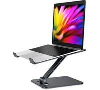 Laptop Stand, Adjustable Non-Slip Aluminium Ventilated Ergonomic Foldable Laptop Stand Compatible with MacBook Air, Pro, Other Laptops Tablets 10-16 Inches