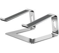 Laptop Stand, Aluminium Ventilated Laptop Stand, Ergonomic Desktop Laptop Stand for MacBook Pro/Air, iPad, Surface, HP, Lenovo, Tablet, 10-17 Inch Laptops ¿ Silver