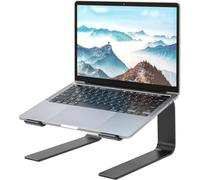 Laptop Stand, Ergonomic Laptop Stand for Desktop, Laptop Stand Compatible with 10-17.3 Inch Laptops, Black
