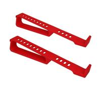 Laptop Stand for Desk - 2 Pieces Non-Slip Adjustable Width Ventilated | Adjustable Laptop Stand Computer Holder for Bedroom Work Office Travel Road Trip Outdoor Business
