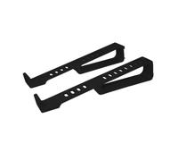 Laptop Stand for Desk - Ergonomic 3D Printed | Portable 2-Piece Riser Set | 9.29x0.94in Ventilated Cooling Design, Non-Slip Adjustable Width, Travel Use