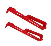 Laptop Stand for Desk - Ergonomic 3D Printed | Portable 2-Piece Riser Set | 9.29x0.94in Ventilated Cooling Design, Non-Slip Adjustable Width, Travel Use