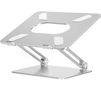 Laptop Stand, Multi-Angle Sand Cooling Stand, Compatible with MacBook Pro/Air and Laptops (10-17 Inches) (Silver)