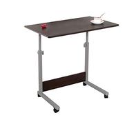 Laptop Stand Rolling Cart Foldable Portable Mobile Height Adjustable Standing Table for Home Office