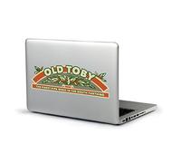 Laptop Stickers By Big Mouth Autocollant pour ordinateur portable Old Toby Pipe Weed Taille sticker 25,4 cm