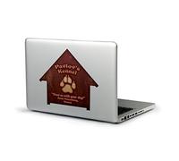 Laptop Stickers By Big Mouth Autocollant pour Ordinateur Portable Pavlov's Kennel Taille Sticker 35,6 cm