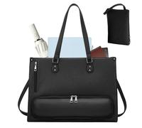 Laptop Tote Bag | 40x13x28cm Large Capacity PU Handbag,Meal-Friendly Lightweight Fashion Work Tote Laptop Bag | For Phone Tablet Book Food Drink College School Travel Outdoor Business Road Trip