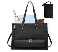 Laptop Tote Bag - Women’s Work Bag With Insulated Lunch Compartment, Adjustable Handles | 3 In 1 Large Capacity Computer Handbag For Office, College, Travel, Business, Phone Tablet Book Food Storage