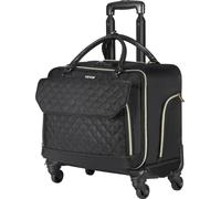 Laptop Trolley VEVOR, convient pour les ordinateurs portables jusqu'à 17,3 pouces (44 cm), attaché-case, sacoche pour ordinateur portable avec 4 roulettes Spinner & serrure TSA, sacoche pour ordinateu