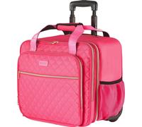 Laptop Trolley VEVOR, convient pour les ordinateurs portables jusqu'à 17,3 pouces (44 cm), attaché-case, sacoche pour ordinateur portable avec 2 roulettes fixes & poignée télescopique, sacoche pour or