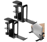 Laptop Under Desk Mount - Multifunctional Side Desk Organizer Shelf Stand