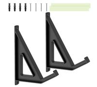 Laptop Wall Mount, Keyboard Hanger Bracket, 5.79 x2.56 x1.5 Inches Computer Shelf Display, Adjustable Electronics Holder for Bedside Storage Art Books Frames Pictures Routers in Home or Studio Spaces