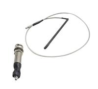 LAPYAPPE 1 Set 2pcs Câble de Micro Piézo pour Guitare Prise de Sortie Eq en Alliage Facile à Installer pour Guitare Folk Noire