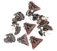 LAPYAPPE 10 Pièces Broche Médecin Peste en Alliage Argenté, Épingle de Poitrine Décorative Facile à Utiliser, Style Délicat et Look Élégant pour Cérémonies et Fêtes Style Plusieurs styles